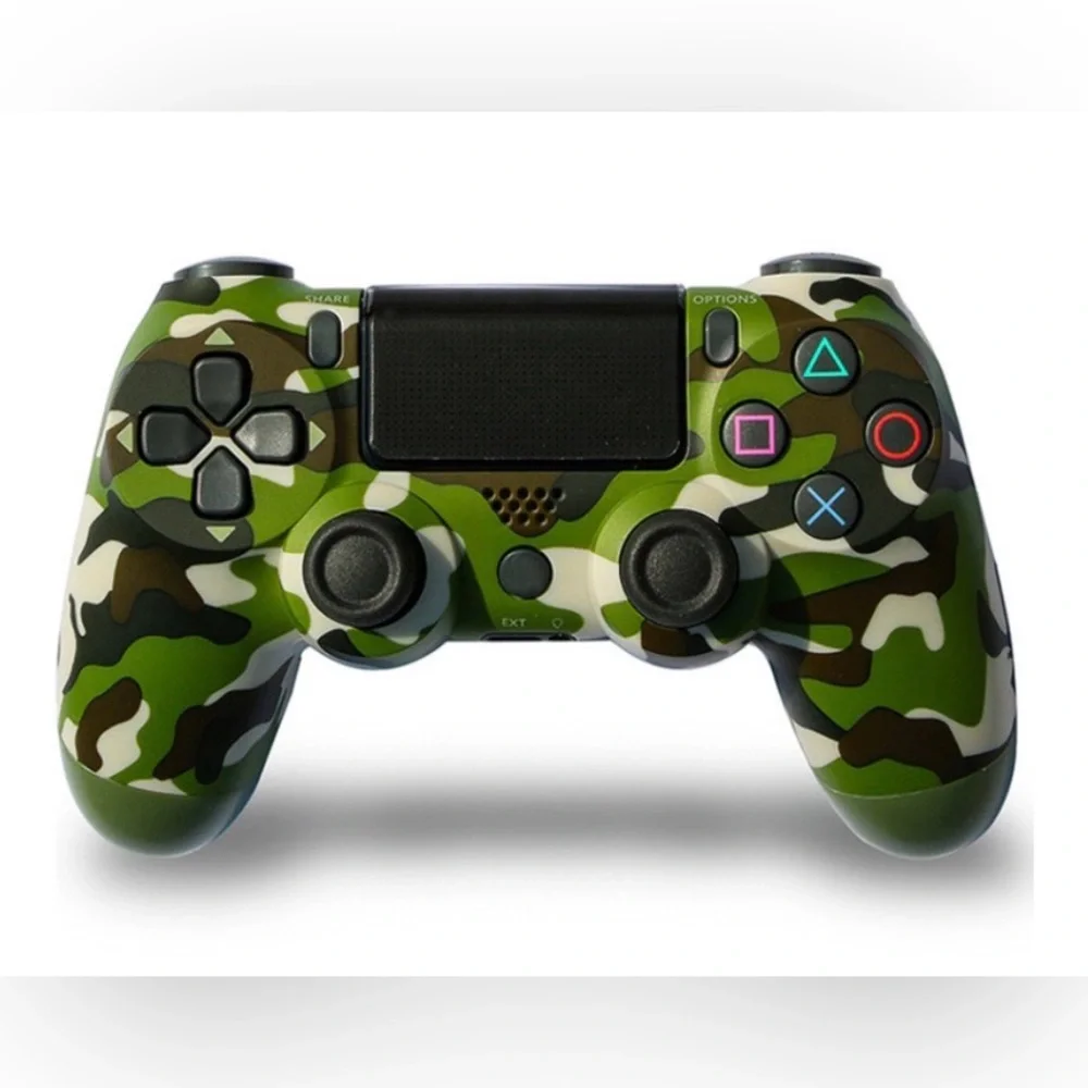 Wireless Replacement Controller for PS4 Green Camo Brand New